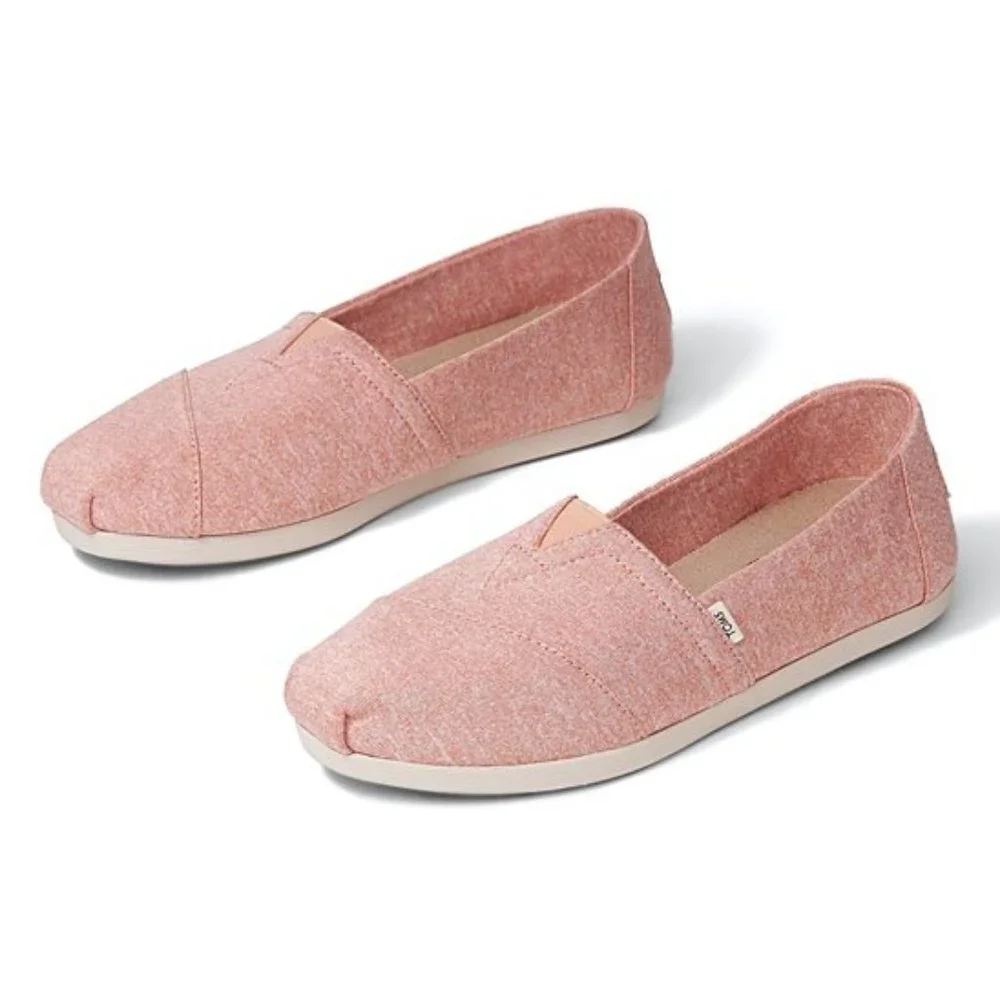 Toms shoes sneakers Apricot Heather Alpargata - Women 7.5